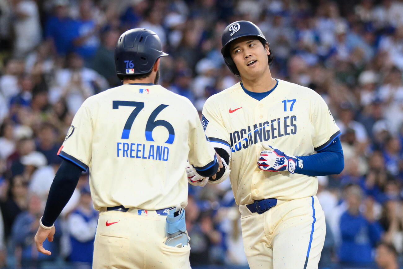 1回、11号2ランを放ったドジャース大谷（AP）