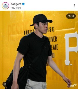 ドジャースの公式インスタグラムから