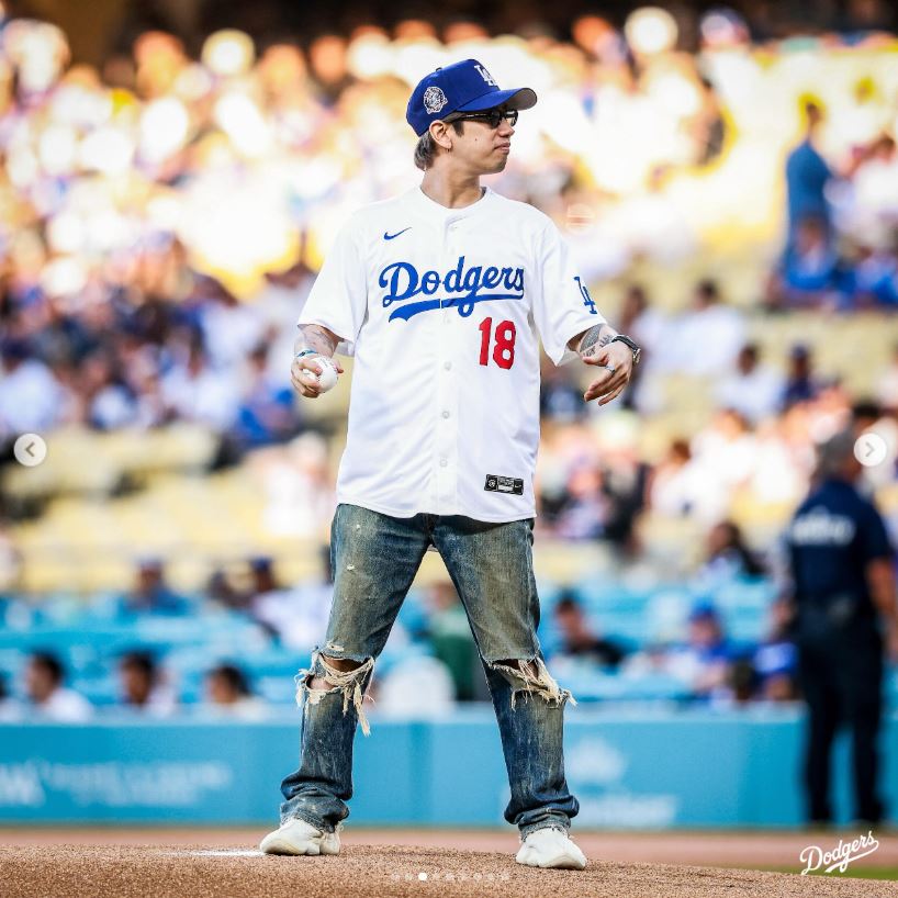 ドジャースの公式インスタグラムから