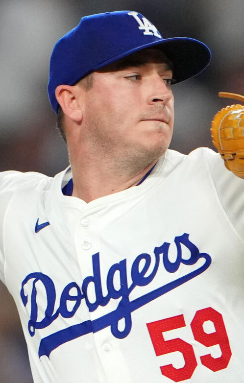 ドジャースのフィリップス（2024年7月撮影）
