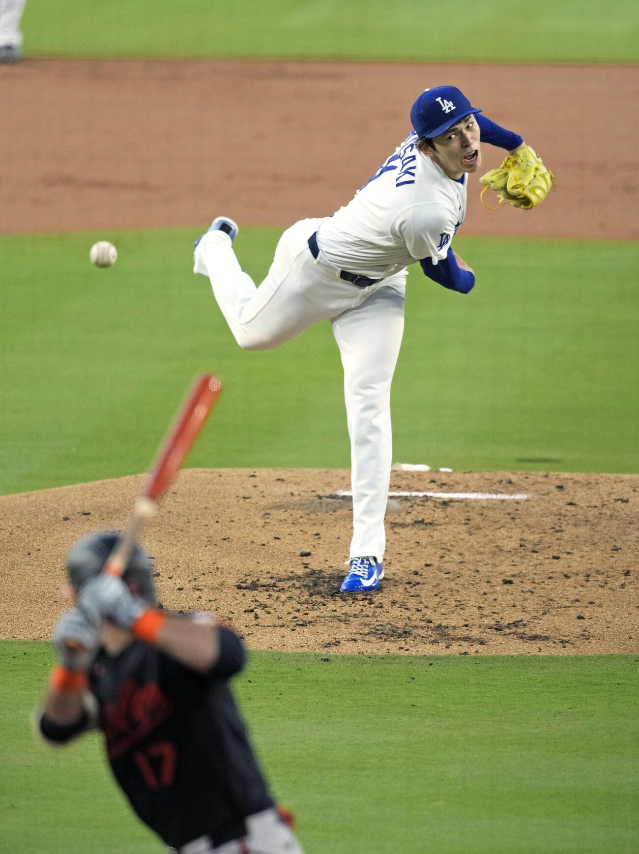 オリオールズ戦に先発したドジャース佐々木（共同）
