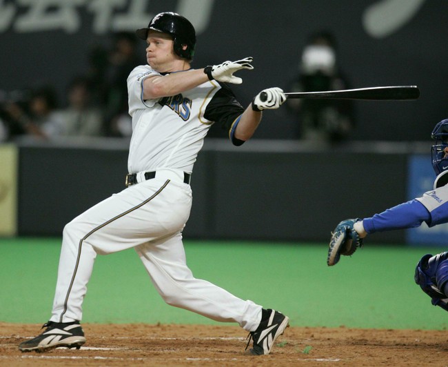 日本ハム時代のグリーン氏（07年4月撮影）