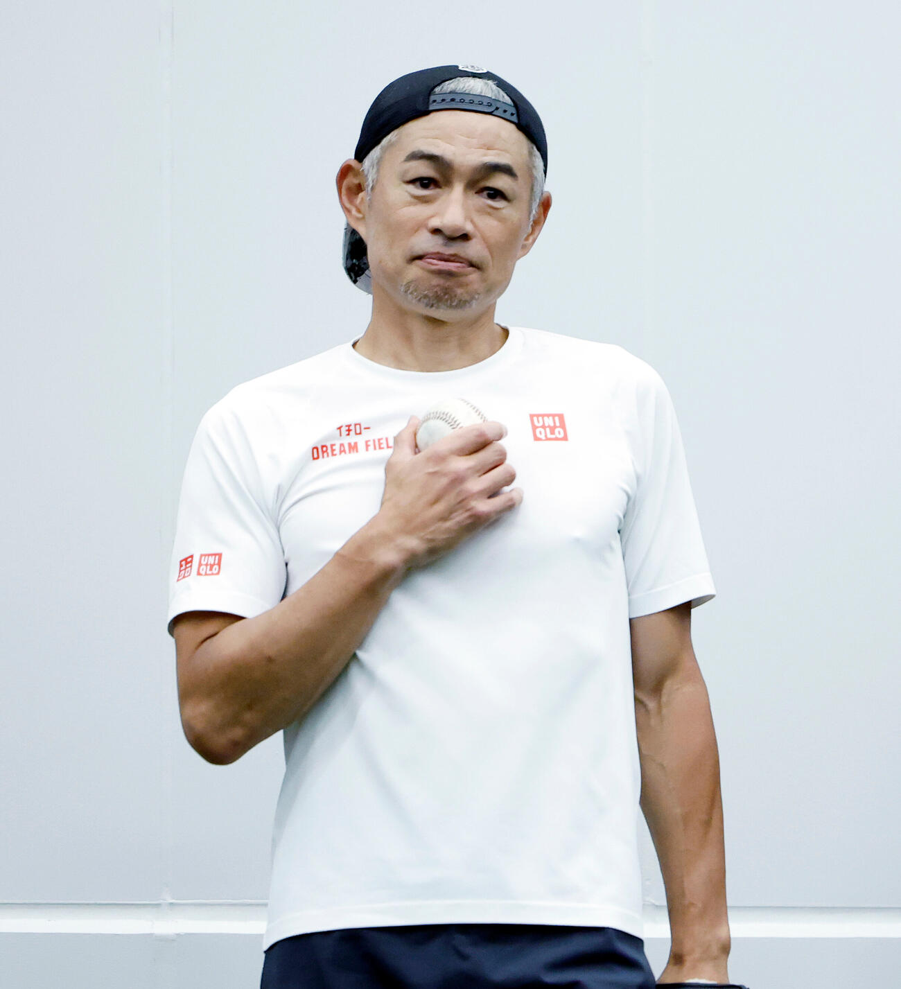 指導するイチロー氏（撮影・山本朝陽）