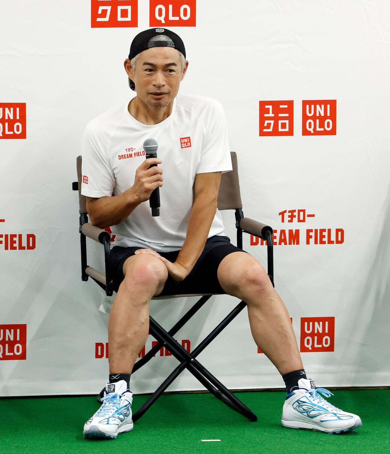 トークセッションを行うイチロー氏（撮影・山本朝陽）