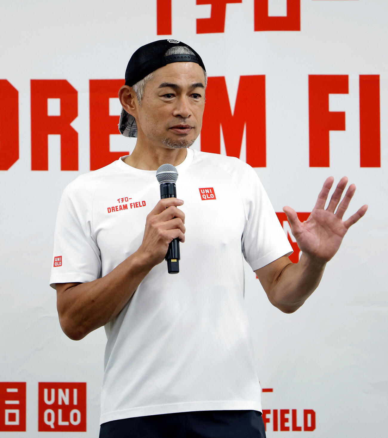 トークセッションを行うイチロー氏（撮影・山本朝陽）