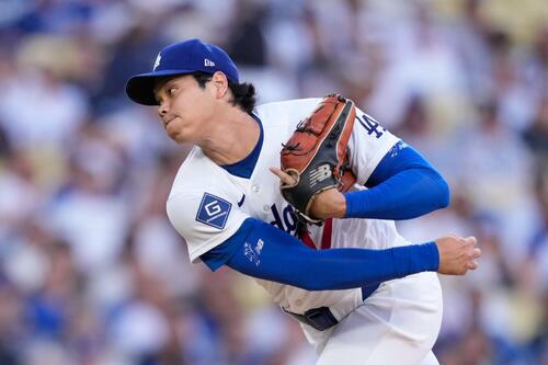 大谷翔平 右翼へ鋭い当たりも安打ならず 二刀流登板はリード許して降板