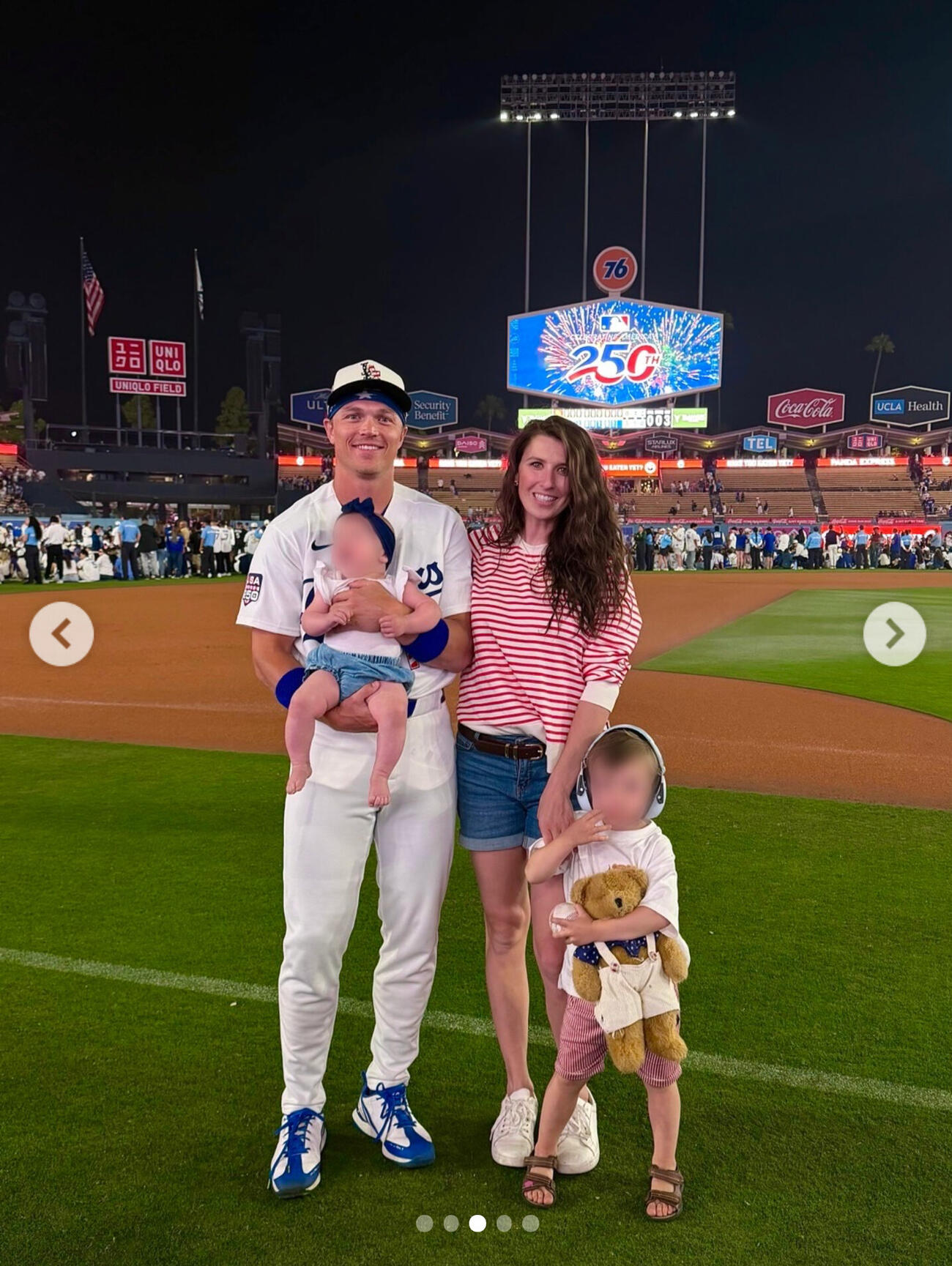 ドジャース夫人会の公式インスタグラムから