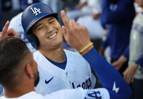 大谷翔平がメジャー300号！先頭打者で2戦連発20号もドジャース逆転