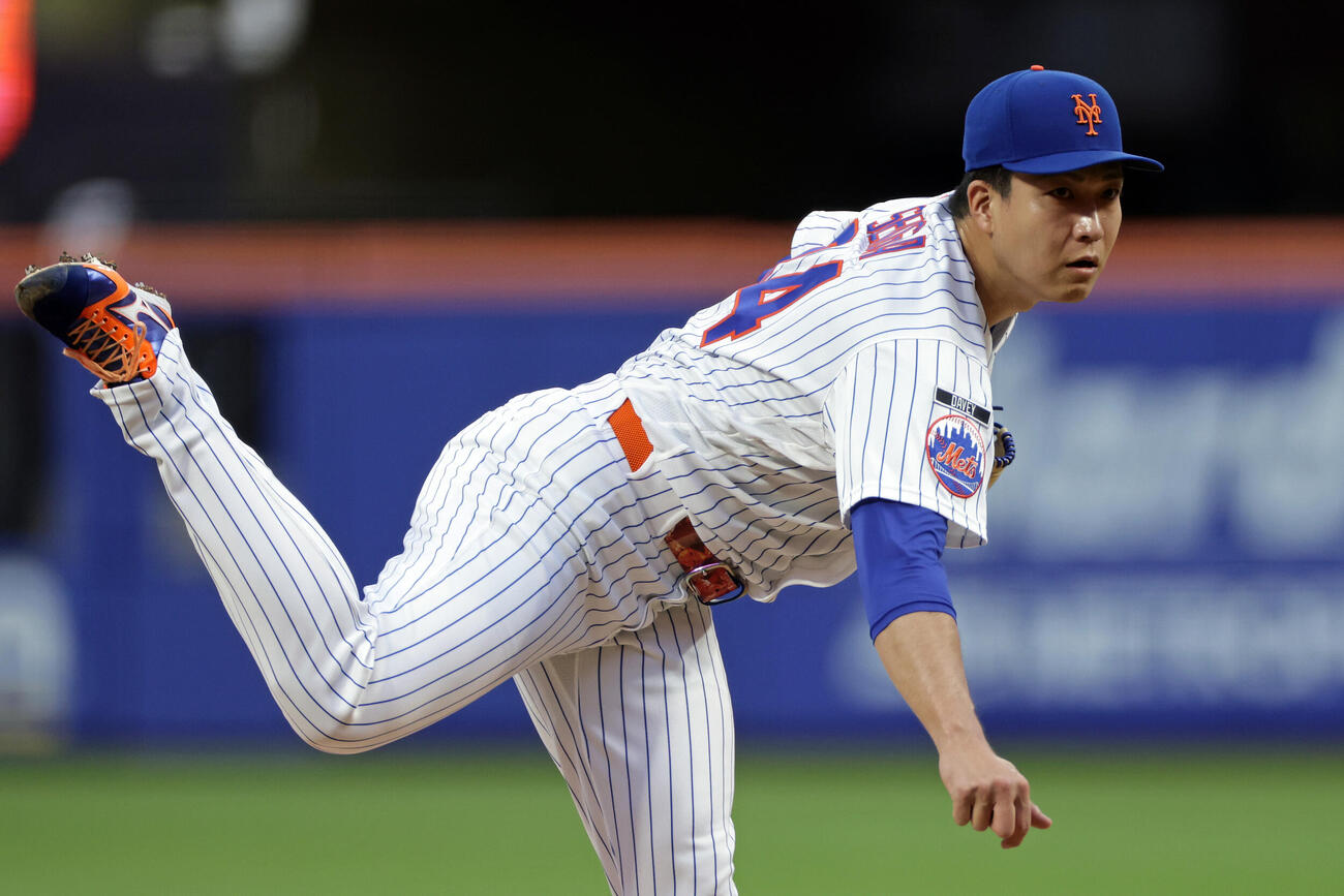 2番手で登板したメッツ千賀滉大（AP）