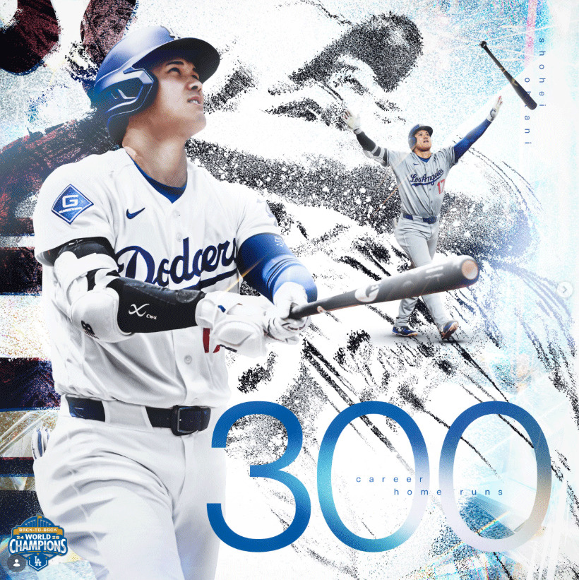 ドジャース公式インスタグラムから