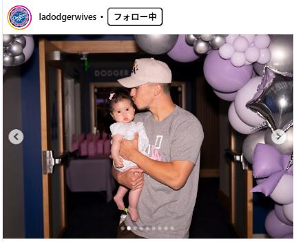 ドジャース奥様会のインスタグラムから