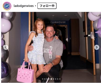 ドジャース奥様会のインスタグラムから