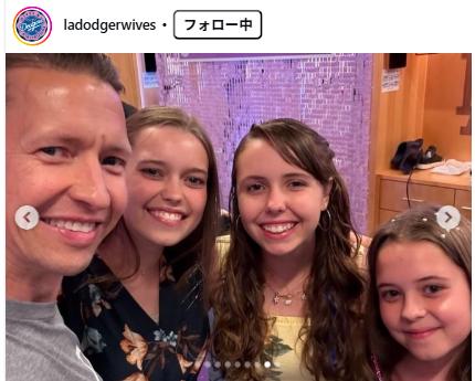 ドジャース奥様会のインスタグラムから