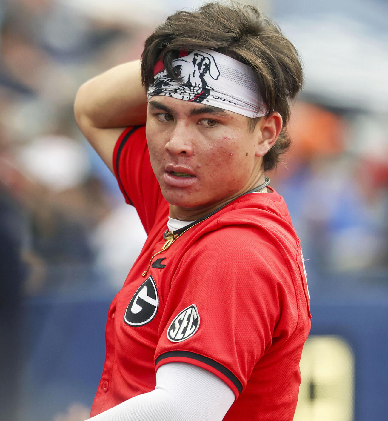 米ジョージア大の石川ケニー（ICON SPORTSWIRE提供・ゲッティ＝共同）
