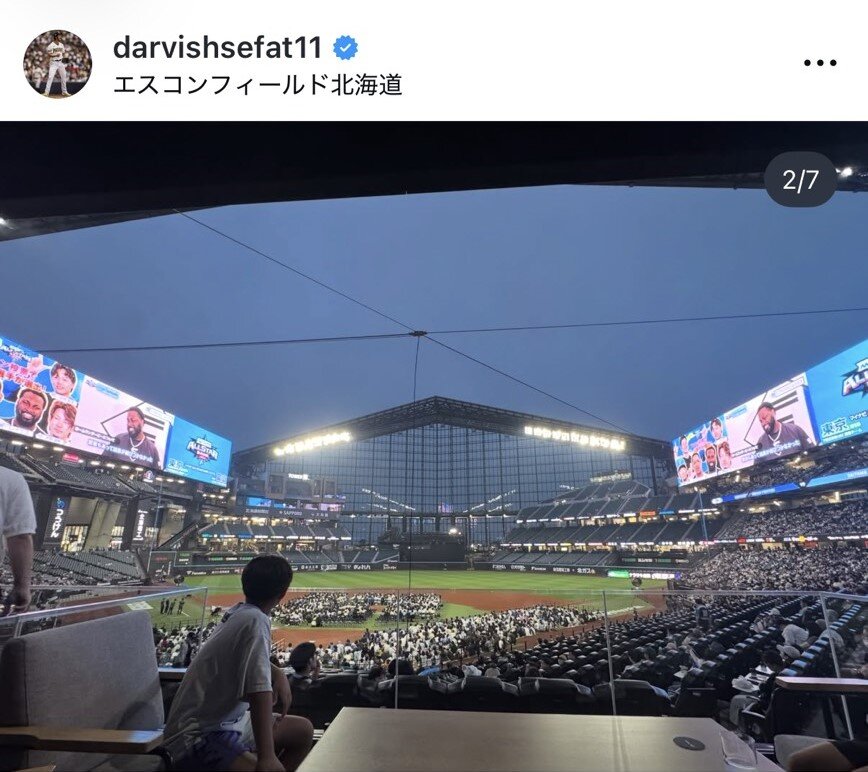 パドレス・ダルビッシュ有投手のインスタグラムから