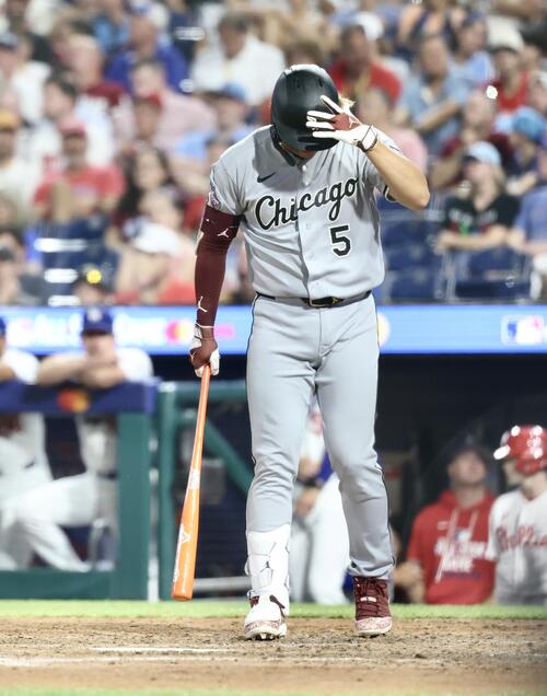 MLBオールスターゲーム ナ・リーグ対ア・リーグ 9回表ア・リーグ無死、打席に入る村上宗隆(撮影・河田真司)