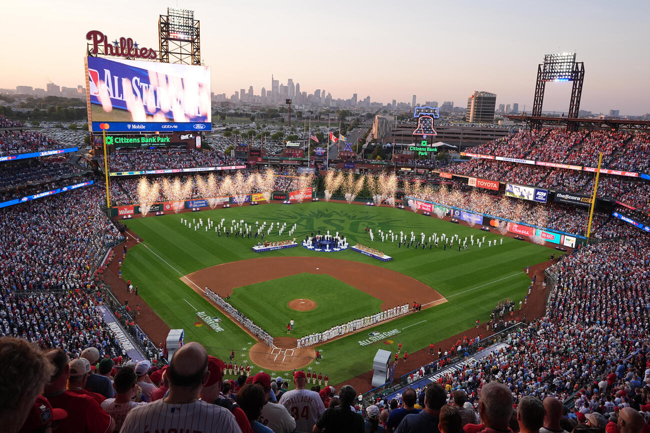MLBオールスターが行われたシチズンズバンクパーク（AP）