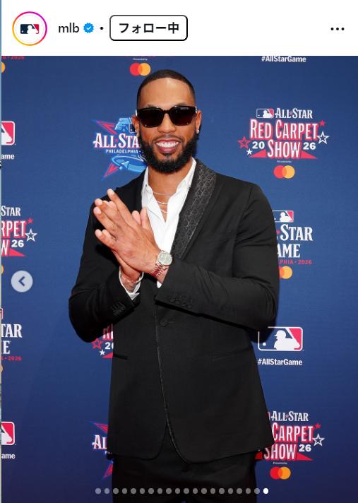 MLBの公式インスタグラムから