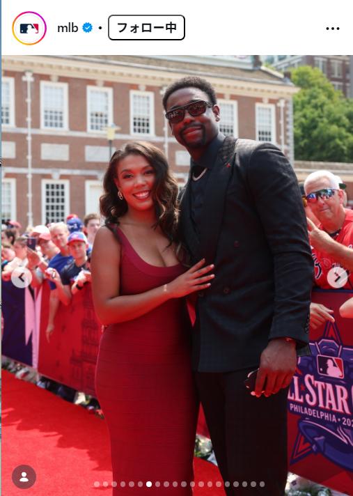 MLBの公式インスタグラムから