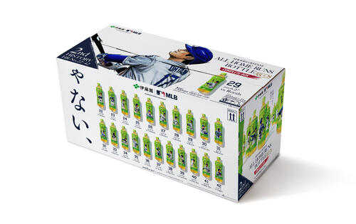 ドジャース大谷翔平の25年全本塁打の「お～いお茶」コンプリートBOX