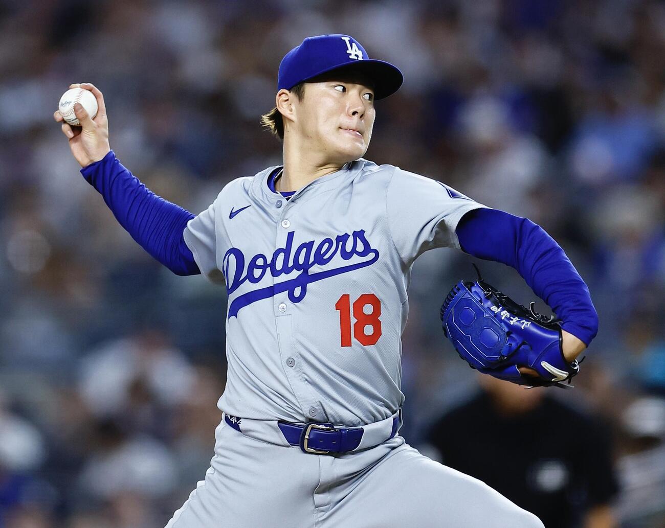 ドジャース山本由伸（2024年6月撮影）