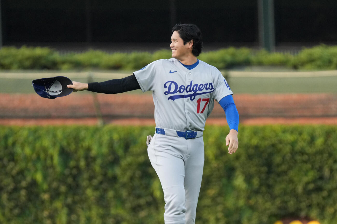 ドジャース大谷翔平（AP)