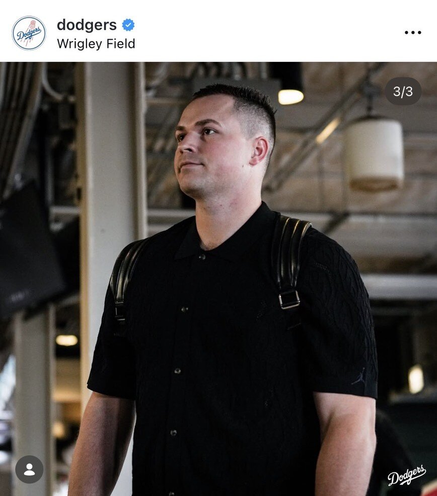 ドジャースの公式インスタグラムから
