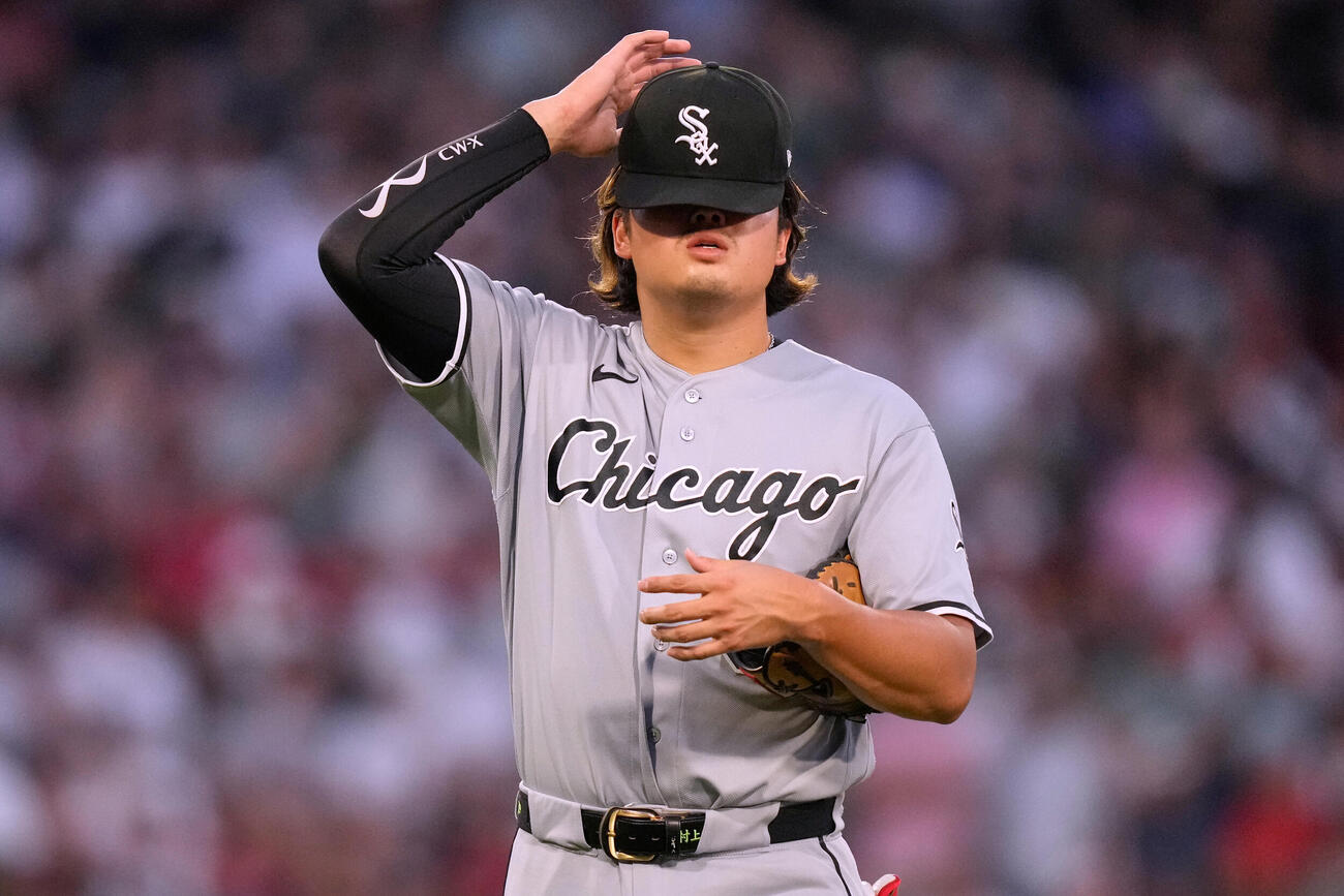レッドソックス戦に出場したホワイトソックス村上宗隆（AP）