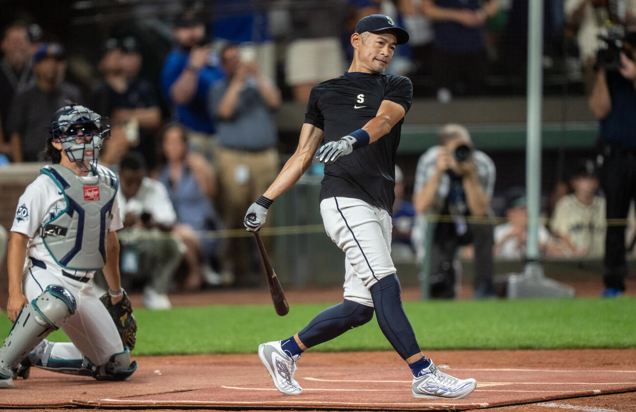 OBホームランダービーに参戦したイチロー氏（AP）
