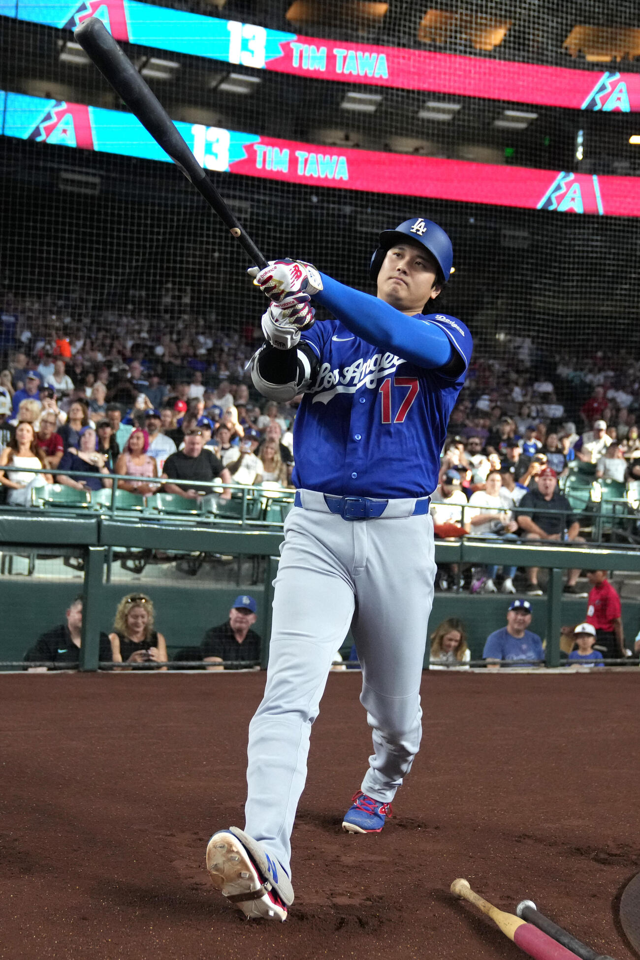 ダイヤモンドバックス戦に出場したドジャース大谷翔平（AP）