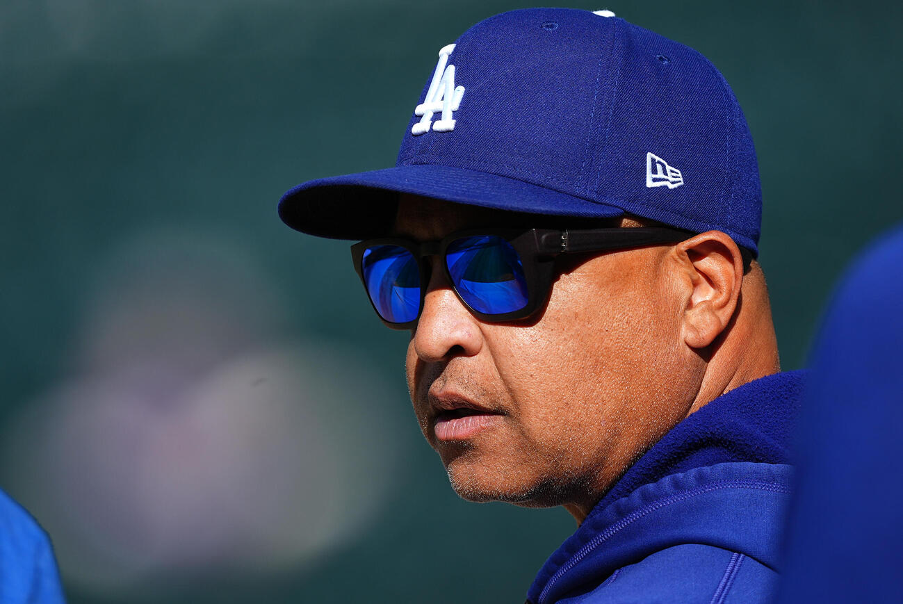 ドジャースのデーブ・ロバーツ監督（AP）