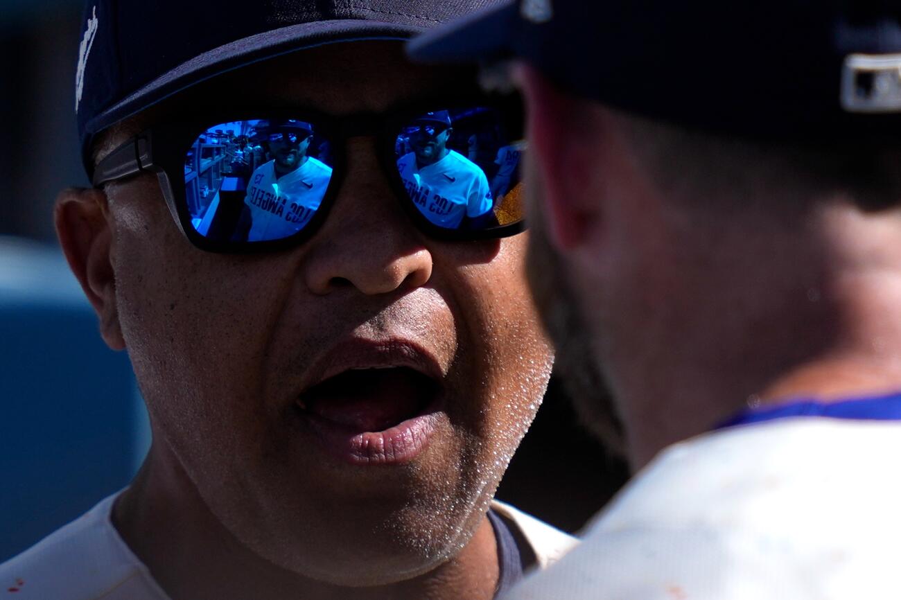 ドジャースのデーブ・ロバーツ監督（現地時間2026年8月22日撮影、AP）