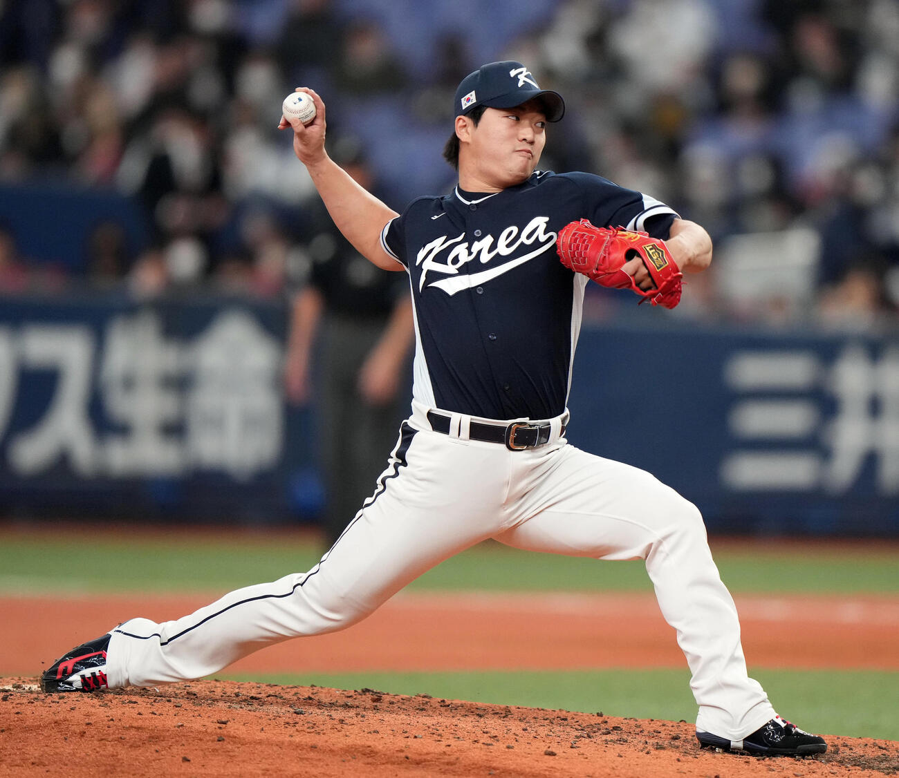 オリックス対韓国　韓国7番手の高祐錫（23年3月6日）