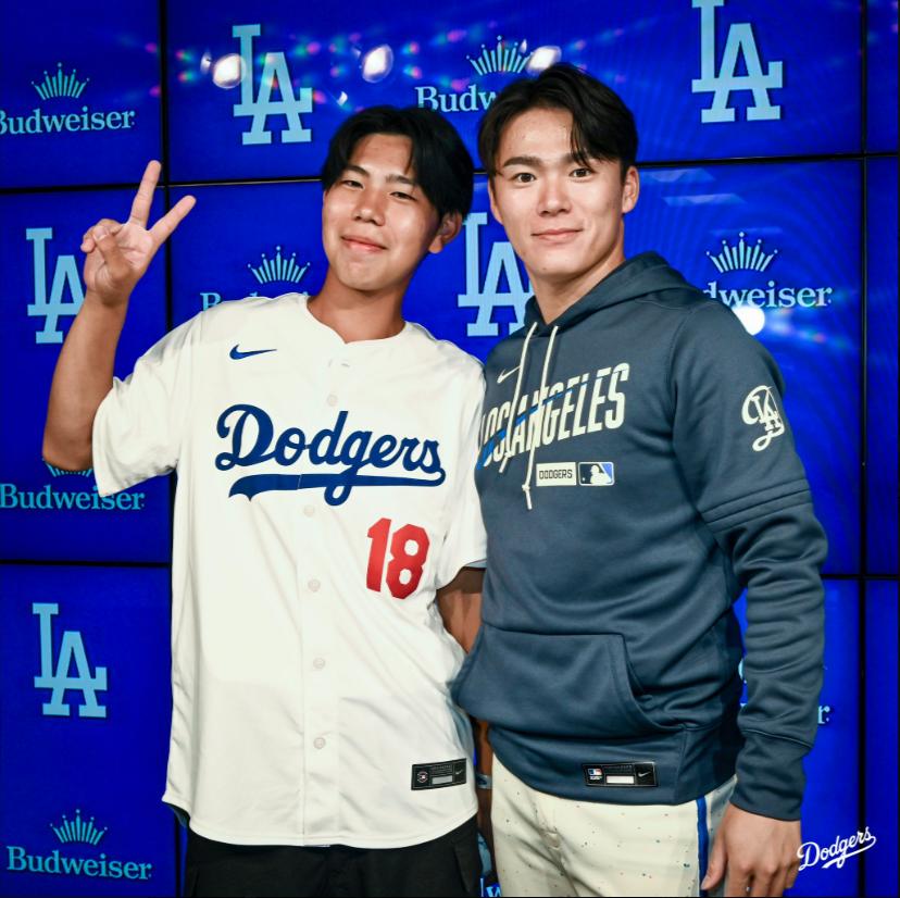 ドジャース公式Xから