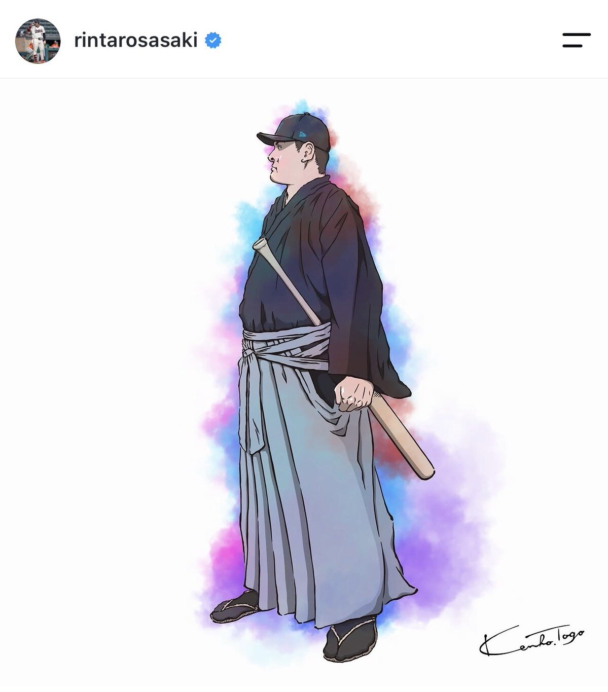 佐々木麟太郎のインスタグラムの写真