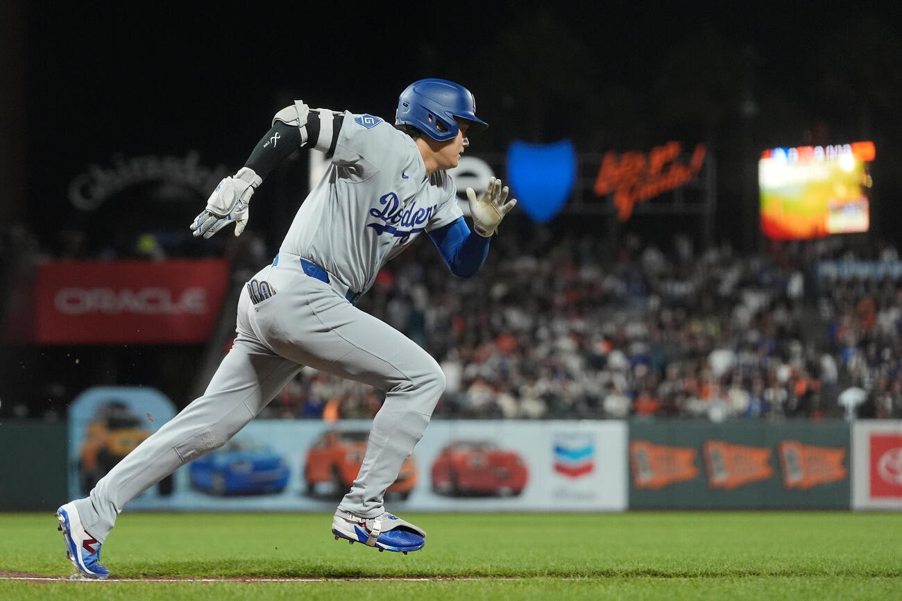 2回、一ゴロに倒れたドジャース大谷（AP）