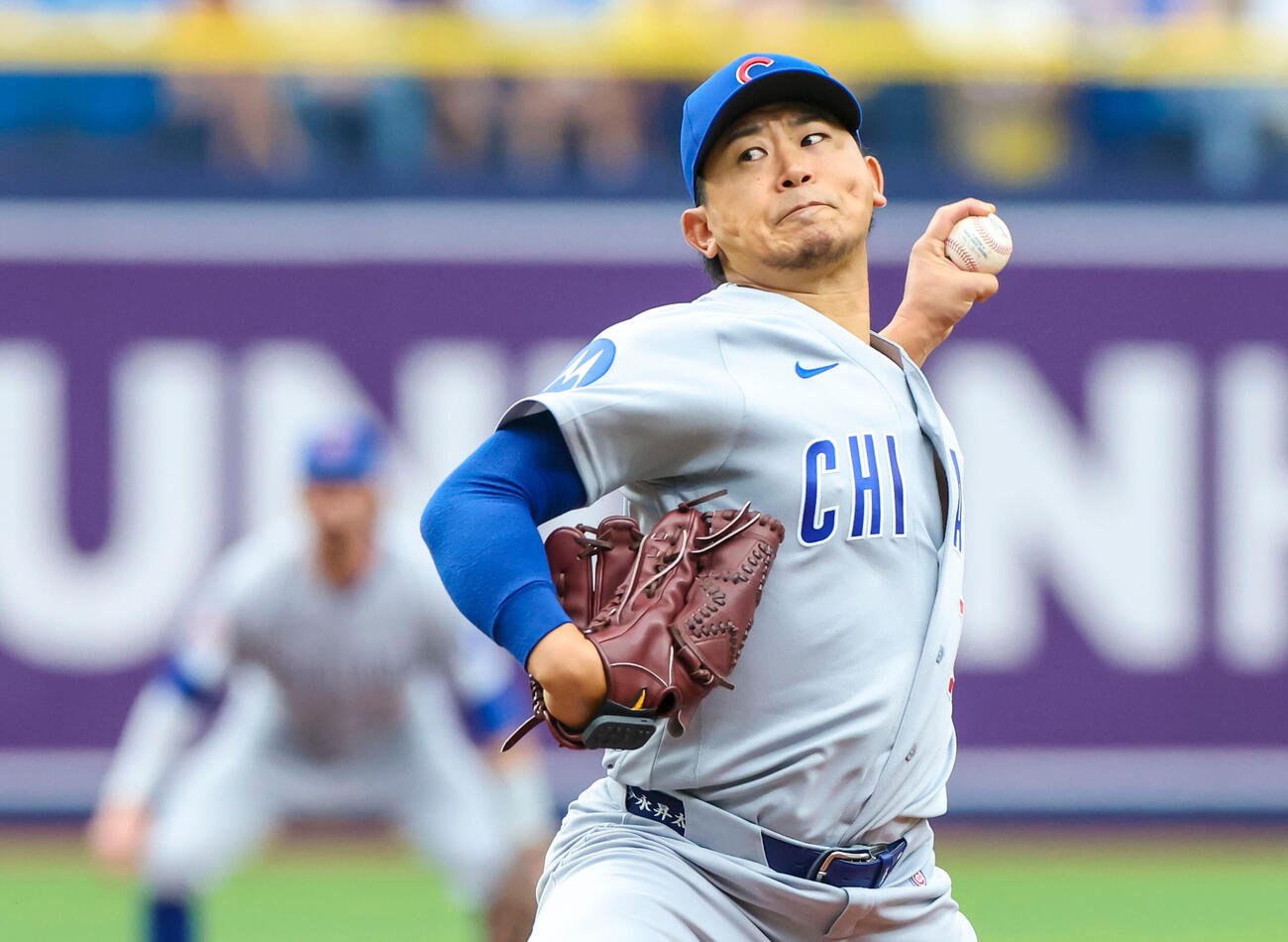 レッドソックス戦に登板したカブス今永昇太（AP）