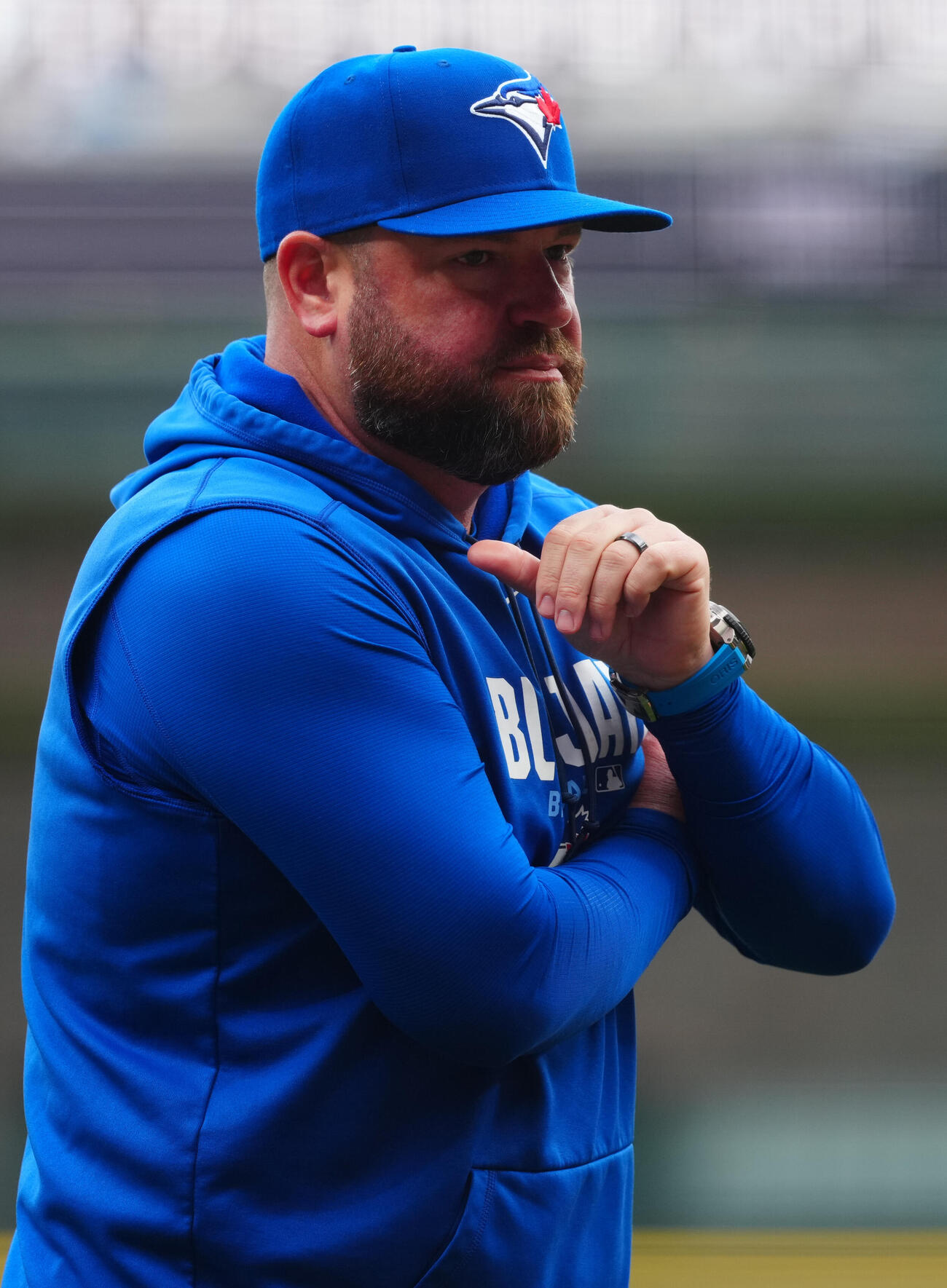 ブルージェイズのシュナイダー監督（2026年4月撮影）