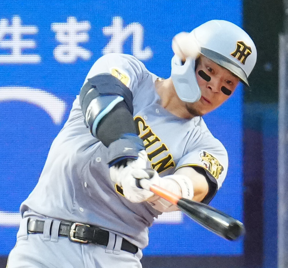 阪神佐藤輝明（26年9月撮影）