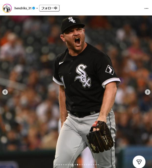 リアム・ヘンドリックスのインスタグラムから