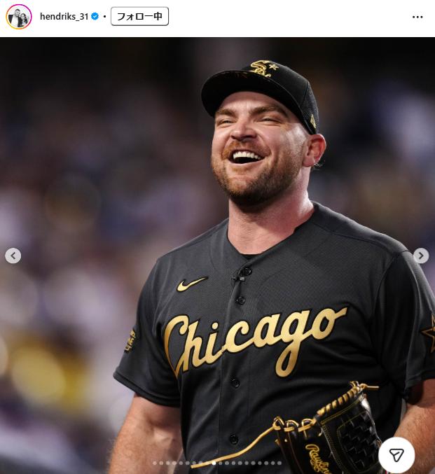 リアム・ヘンドリックスのインスタグラムから