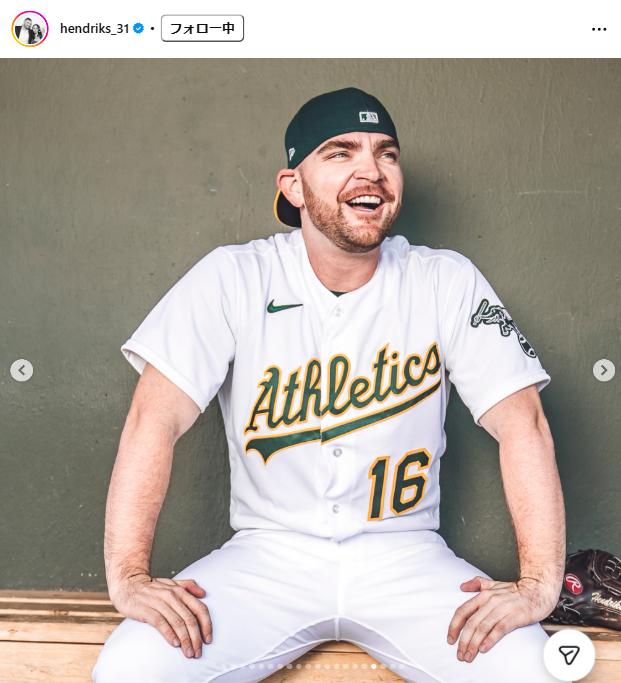 リアム・ヘンドリックスのインスタグラムから