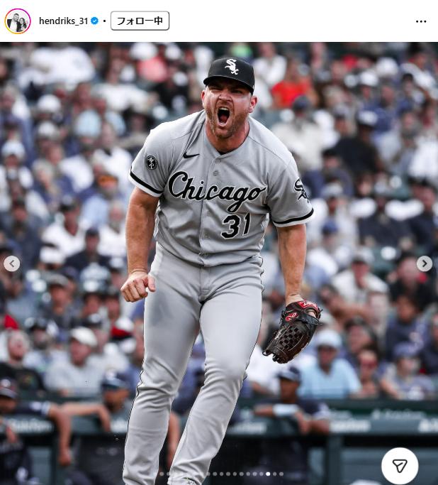リアム・ヘンドリックスのインスタグラムから
