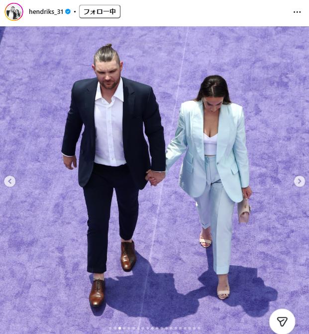 リアム・ヘンドリックスのインスタグラムから