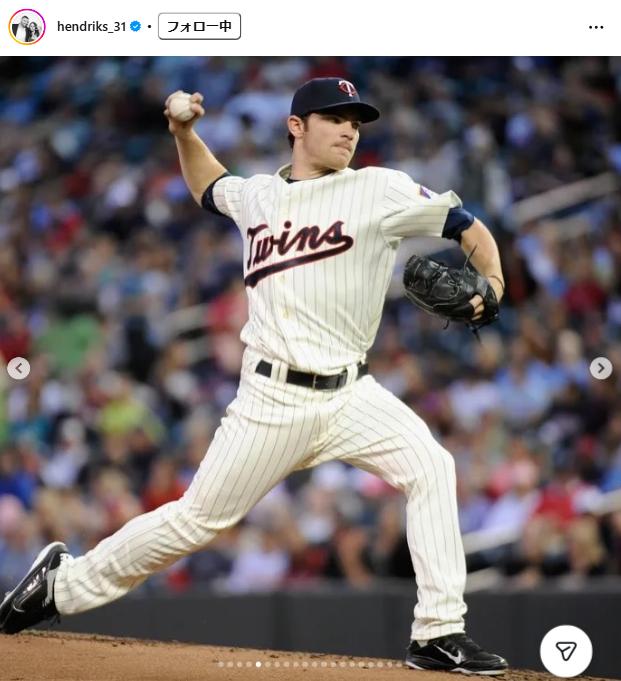 リアム・ヘンドリックスのインスタグラムから