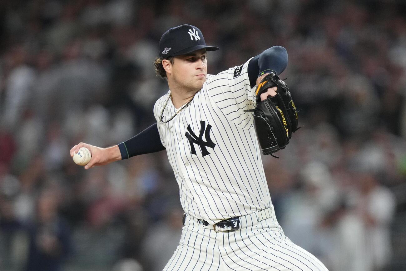 ワイルドカードシリーズ第1戦に先発したヤンキース・シュリトラー（AP）