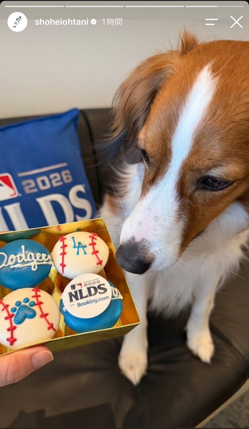ドジャース大谷のインスタグラムから