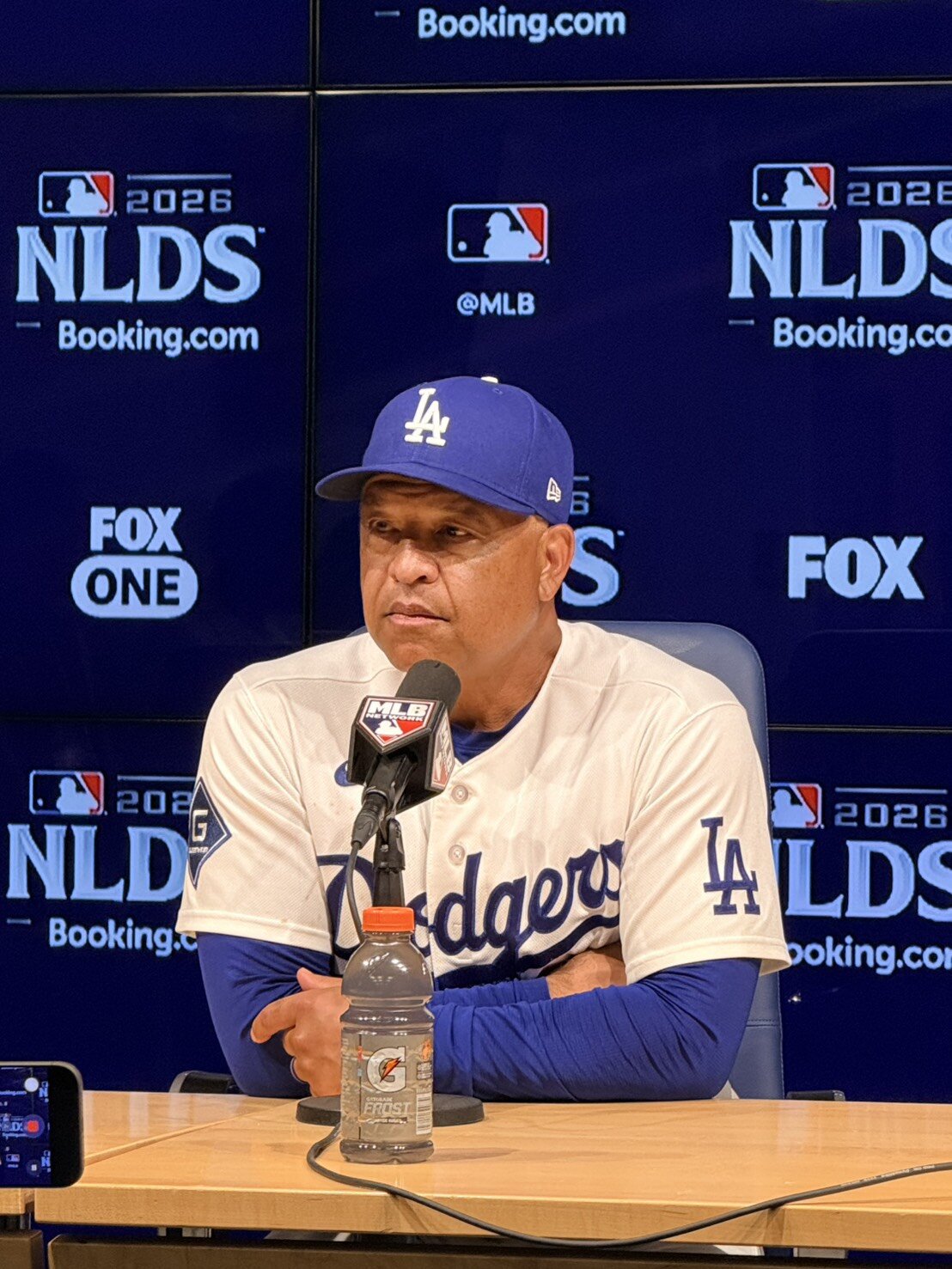 ドジャースのデーブ・ロバーツ監督（26年10月4日撮影）