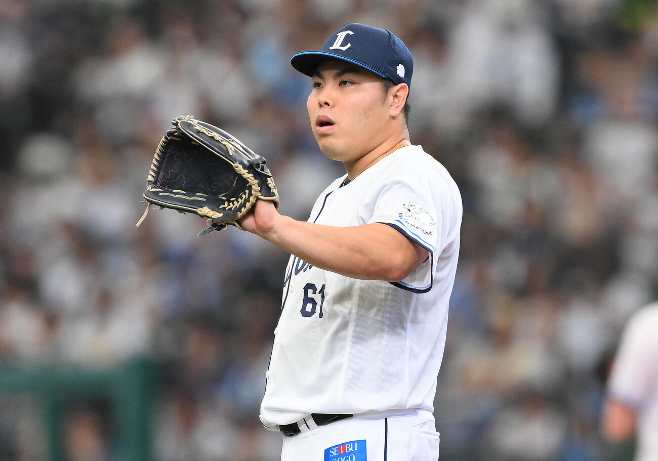 西武平良海馬（2026年10月撮影）