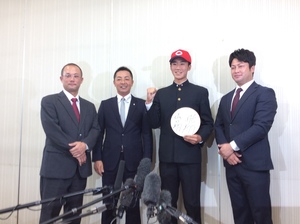 広島ドラ2山口の決意 前田智徳＆前田健太に学ぶ - プロ野球 : 日刊